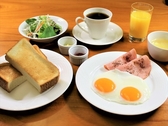 [ホテル虎屋] 福島の食材を中心に。目玉焼きまたはスクランブルエッグよりお選びいただけます。